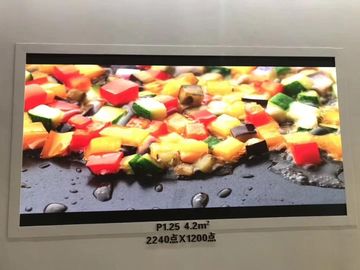 Petit affichage à LED de lancement de pixel de la haute définition petit P1.25 de espacement pour la publicité