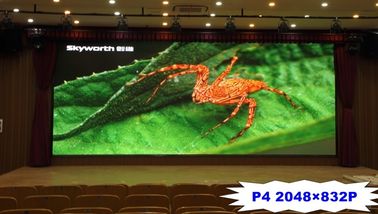 Bits visuels d'intérieur du mur de l'intense luminosité LED des lentes P4 800 14 - 16 pour la publicité