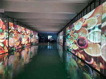Bit transparent de la résolution 14 de la haute définition d'affichage à LED de P15.6 Facile à se déplacer
