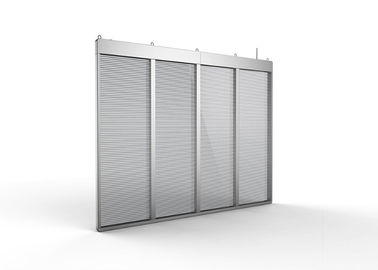 Maille transparente ultra mince d'affichage à LED de P10 SMD 3512 avec le transparent de 80%