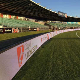 Lancement extérieur SPCC de pixel de l'affichage à LED De périmètre de stade 6mm/matériel de Cabinet alliage de magnésium