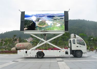 Contrôle de luminosité mobile extérieur de niveaux de l'affichage à LED de la remorque P6 de grande taille 100