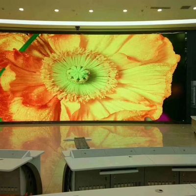 Luminosité LED de mur de HD P3 intense d'écran visuel d'intérieur de la publicité distance de visionnement de 3 - de 15m
