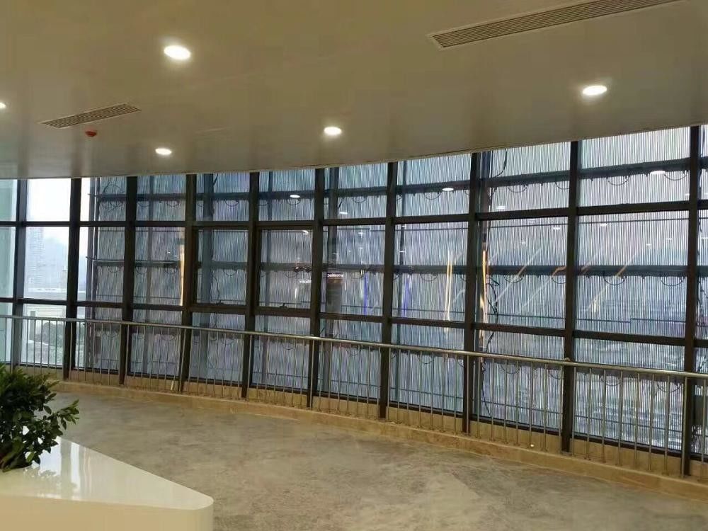 Écran de publicité imperméable tension d'entrée AC110/220V de P20 de rideau en LED
