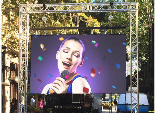 P3.91 de location annonçant le panneau visuel extérieur de mur de l'écran TV d'affichage à LED