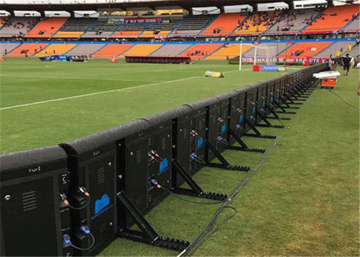 Cohérence extérieure de couleur de conseils de publicité de terrain de football de LED excellente